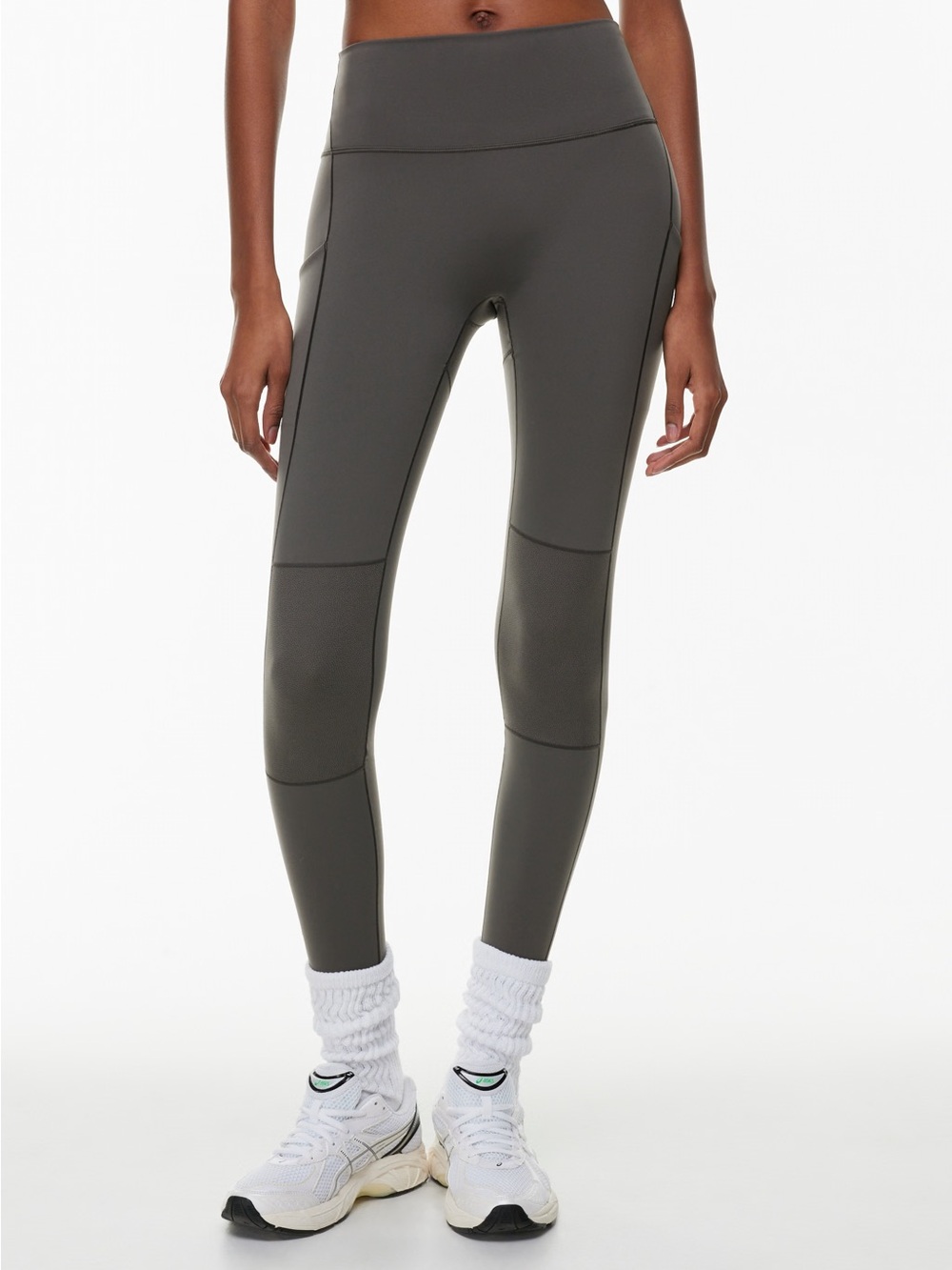 Aritzia GOLDEN Grey Leggings with pockets